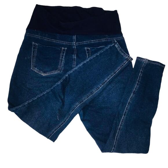 Planet Motherhood Maternity Medium Blue Denim Skinny Jeans Size L - Picture 2 of 4